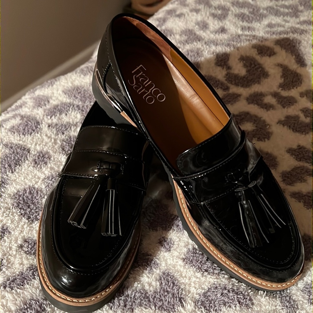 Black patent Loafers